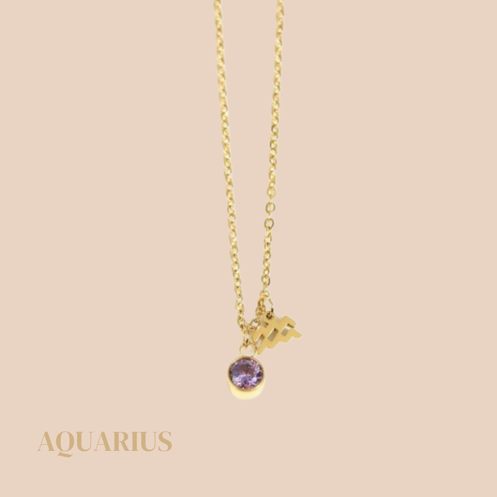 Aquarius Gem Necklace