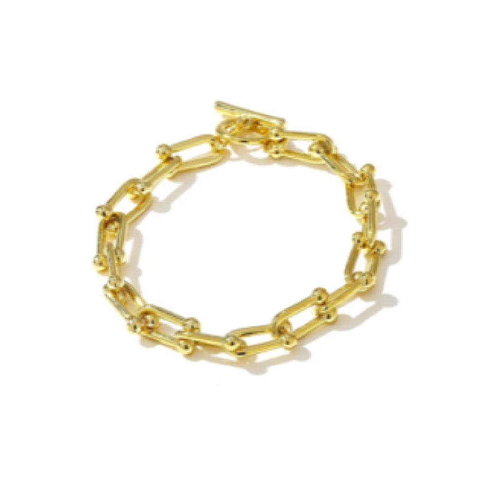 Chain Link Bracelet Gold