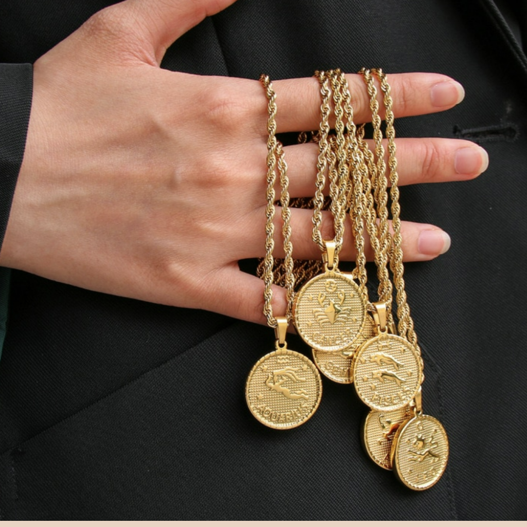 Gemini pendant necklace deals