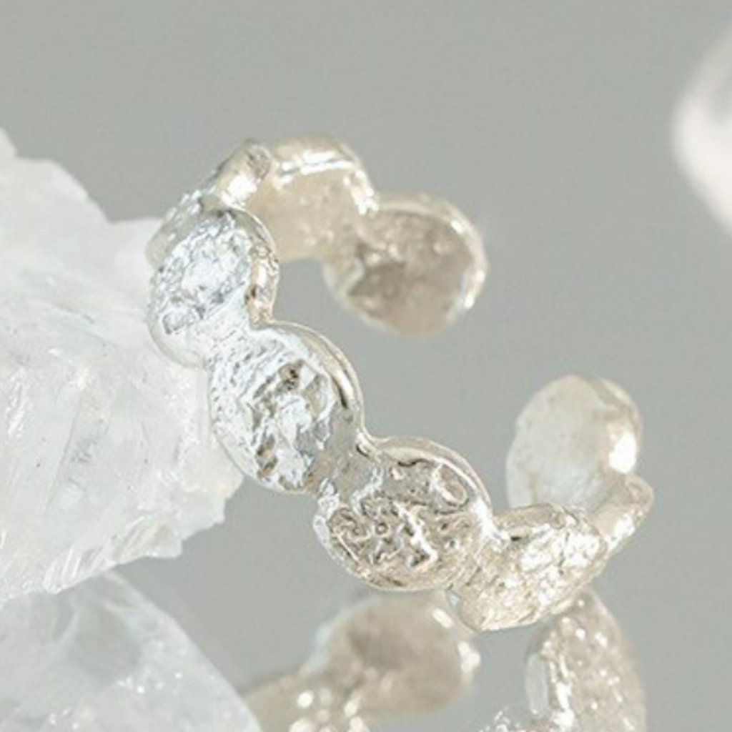 Crush O Link Ring Silver