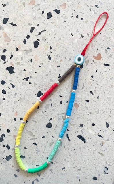 Phone Wristlet Bling - Rainbow