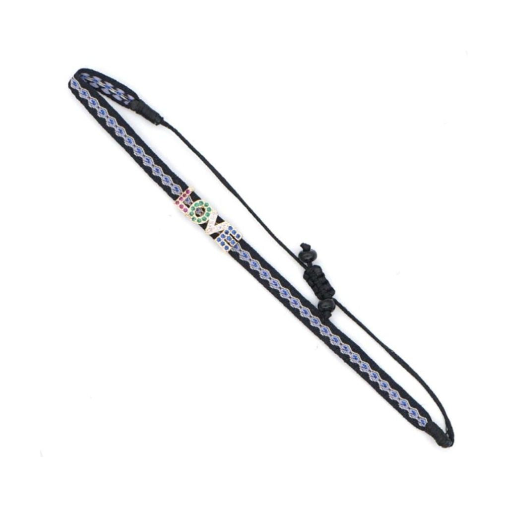 Friendship Bracelet Woven LOVE