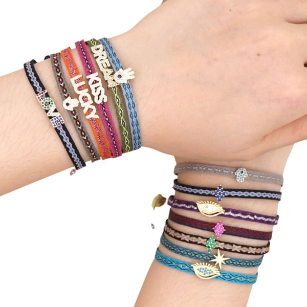 Blue friendship sale bracelet