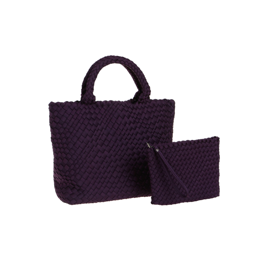 Chuchka Woven Neoprene Tote Wine