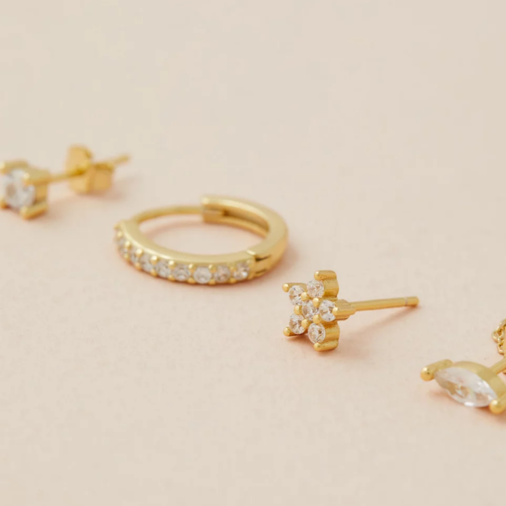 Issy 5 piece Ear Stack Clear