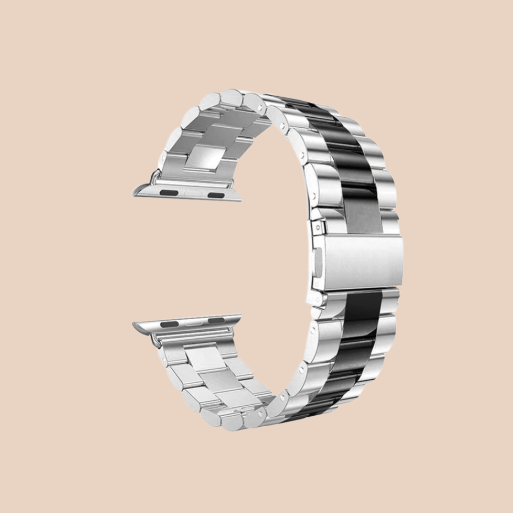 Rosetta Metal Watch Silver/Black - 42/44mm