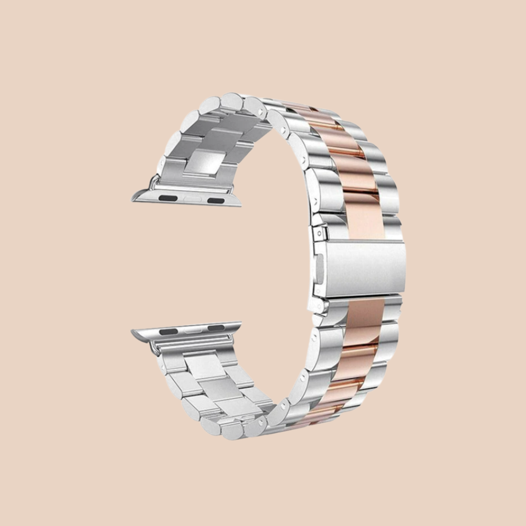 Rosetta Metal Watch Silver/Rose Gold- 42/44 mm