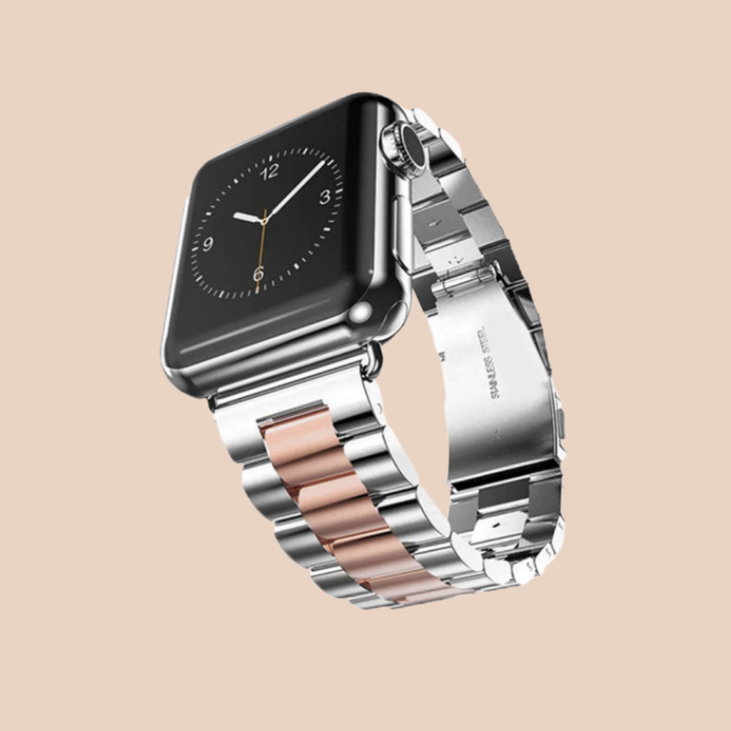 Rosetta Metal Watch Silver/Rose Gold- 42/44 mm