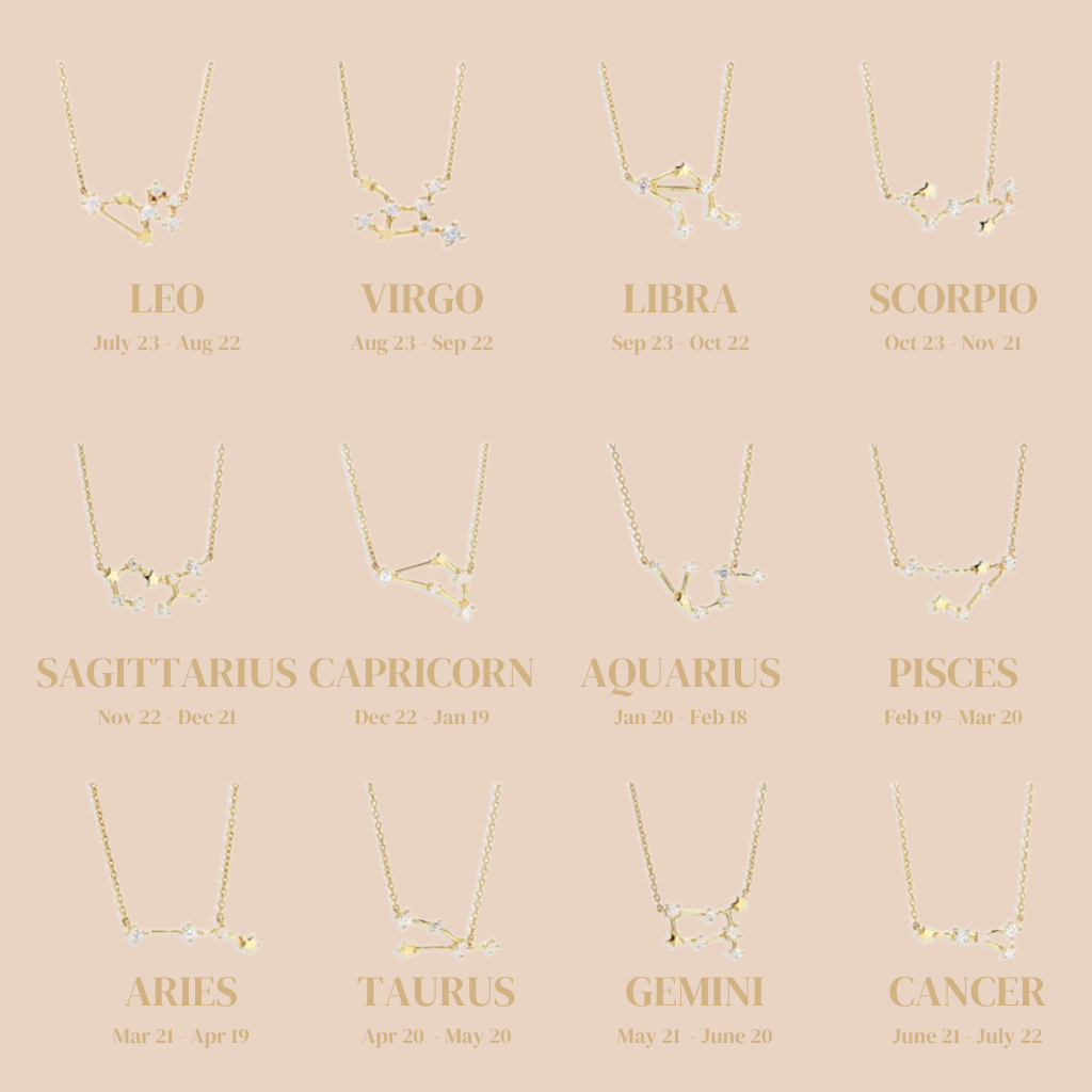 Libra Constellation Necklace